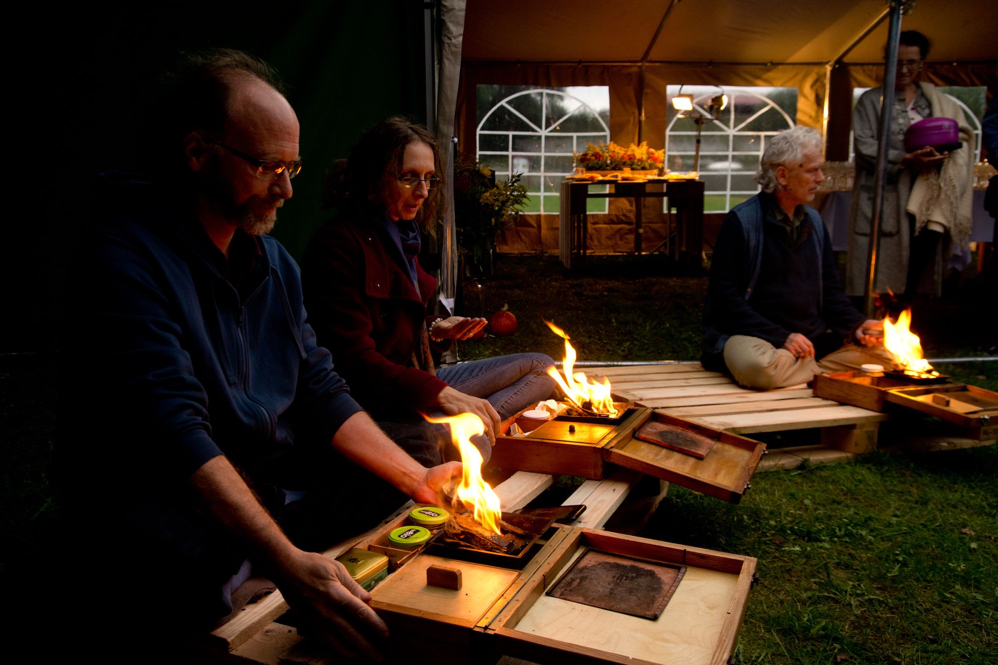 Agnihotra fire